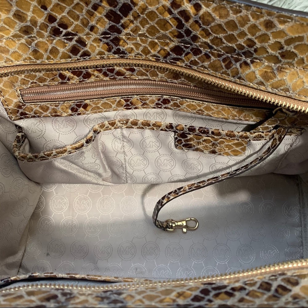 Michael Kors Selma Python Satchel - image 8